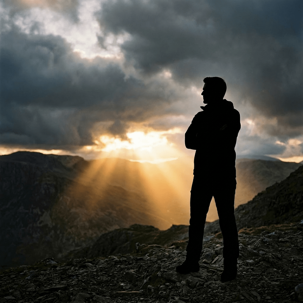 Change figure to silhouette of a man